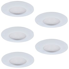SET 5x LED Dimmable recessed light 1xLED/4,5W/230V white