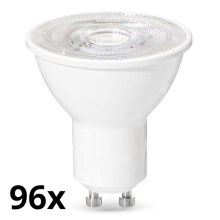 SET 96x LED Bulb GU10/4,7W/230V 6500K