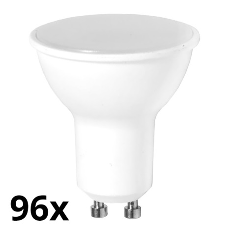 SET 96x LED Bulb GU10/7,5W/230V 4000K
