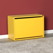 Shoe cabinet 42x60 cm yellow