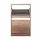 Shoe cabinet 84x51 cm brown