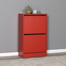 Shoe cabinet 84x51 cm red