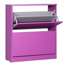 Shoe cabinet 84x73 cm purple