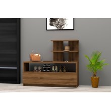 Shoe cabinet AIRY 45x100 cm brown