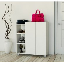 Shoe cabinet ASUS 95x90 cm white