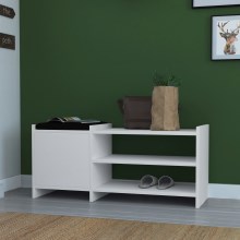 Shoe cabinet SUNNO 44x100 cm white