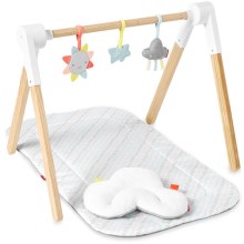Skip Hop - Children's blanket for playing with a wooden trapeze LINING CLOUD