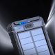 Solar Power Bank with a flashlight and compass 10000mAh 3,7V