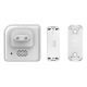 Wireless socket doorbell 230V IP56 white