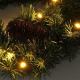LED Outdoor Christmas wreath 15xLED/3xAA IP44