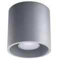 Sollux SL.0018 - Ceiling light ORBIS 1 1xGU10/40W/230V grey