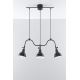 Sollux SL.0309 - Chandelier on a string MARE 3 3xE27/60W/230V black