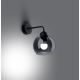 Wall lamp ALINO 1xE27/60W/230V black