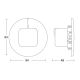 Steinel 058517 - Presence detector IR Quattro SLIM XS 4m V3 KNX white