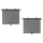 Sun blind for suction cups with locking 42 cm 2 pcs grey