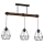 Surface-mounted chandelier ACERO 3xE27/60W/230V