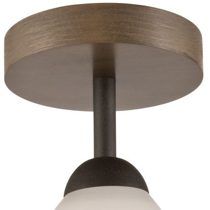 Surface-mounted chandelier ADRIANO 1xE27/60W/230V beech - FSC certified