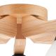 Surface-mounted chandelier ADRIANO 5xE27/60W/230V oak