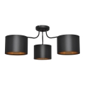 Surface-mounted chandelier ALBA 3xE27/60W/230V black/gold