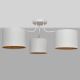 Surface-mounted chandelier ALBA 3xE27/60W/230V white/gold