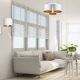 Surface-mounted chandelier ARDEN 3xE27/60W/230V white/gold