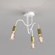 Surface-mounted chandelier DOW 3xE27/60W/230V white/gold