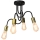 Surface-mounted chandelier DOW 4xE27/60W/230V black/gold