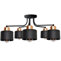 Surface-mounted chandelier EDISON 5xE27/60W/230V