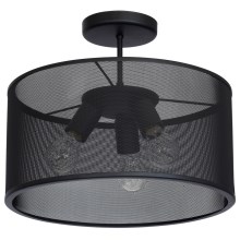 Surface-mounted chandelier FELIX 3xE27/60W/230V black