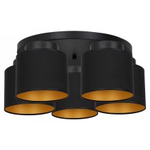 Surface mounted chandelier FRODI 5xE27/60W/230V black