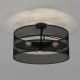 Surface-mounted chandelier GLUM 3xE27/60W/230V black