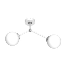 Surface-mounted chandelier JOY 2xE14/40W/230V white/shiny chrome