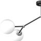 Surface-mounted chandelier JOY 4xE14/40W/230V black/shiny chrome