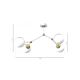 Surface-mounted chandelier JOY 4xE14/40W/230V white/gold