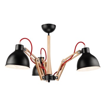 Surface-mounted chandelier MARCELLO 3xE27/60W/230V - FSC certified