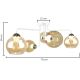 Surface-mounted chandelier MONDE WHITE 5xE27/60W/230V