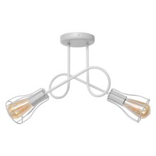 Surface-mounted chandelier OXFORD 2xE27/60W/230V white