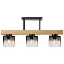 Surface-mounted chandelier RUSTIC RADIANCE 3xE27/60W/230V