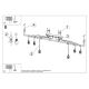 Surface-mounted chandelier SALAMANCA 6xE27/60W/30V