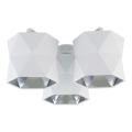 Surface-mounted chandelier SIRO 3xE27/15W/230V white/silver