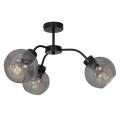Surface-mounted chandelier SOFIA 3xE27/60W/230V black