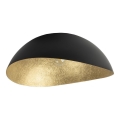 Surface-mounted chandelier SOLARIS 1xE27/60W/230V d. 48 cm black/gold