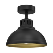 Surface-mounted chandelier SVEN 1xE27/15W/230V black/gold