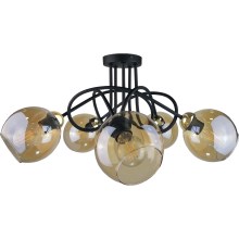 Surface-mounted chandelier VENUS GOLD 5xE27/60W/230V