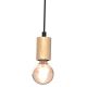 Surface-mounted chandelier VIGA 3xE27/60W/230V wood