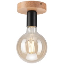 Surface-mounted chandelier VITO 1xE27/60W/230V beech