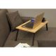 Table for bed GUSTO 24,5x60 cm beige/black