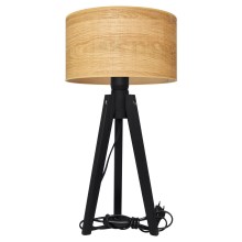 Table lamp ALBA 1xE27/60W/230V brown/pine
