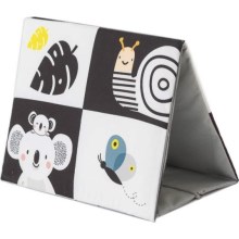 Taf Toys - Children's textile book with a mirror black