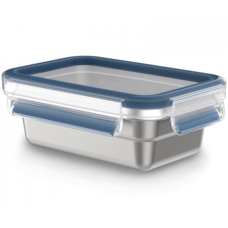 Tefal - Food container 0,5 l MSEAL STEEL blue/stainless steel